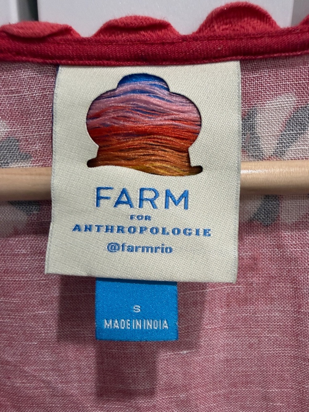 FARM Rio Pink & Red Logo-Accent Tunic - Picture 2 of 6